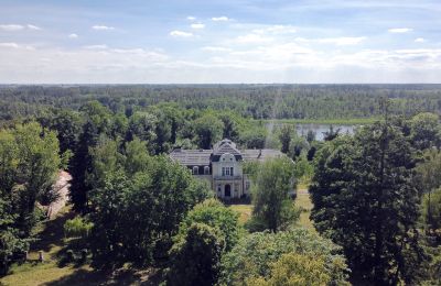 Castle for sale Mielno, Greater Poland Voivodeship, Drone view