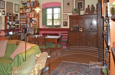 Country House for sale Gaiole in Chianti, Tuscany, RIF 3003 Wohn-Essbereich