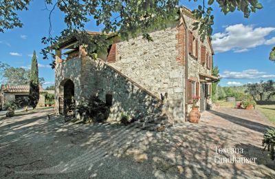 Farmhouse for sale Sarteano, Tuscany, RIF 3009 Blick auf Haupthaus