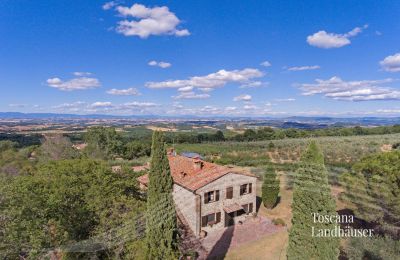 Farmhouse for sale Sarteano, Tuscany, RIF 3009 Haus und Panoramablick