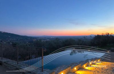 Country House for sale Cortona, Tuscany, RIF 2986 Panoramablick