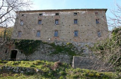 Castle for sale San Leo Bastia, Palazzo Vaiano, Umbria, Back view