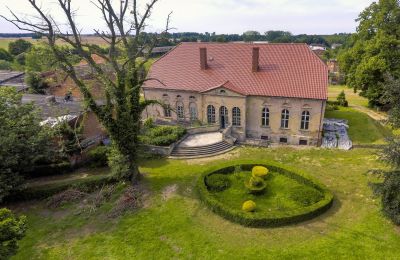 Castle for sale Przybysław, West Pomeranian Voivodeship, Drone view