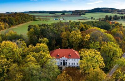 Castle for sale Sławnikowice, Slawnikowice 99, Lower Silesian Voivodeship, Drone view