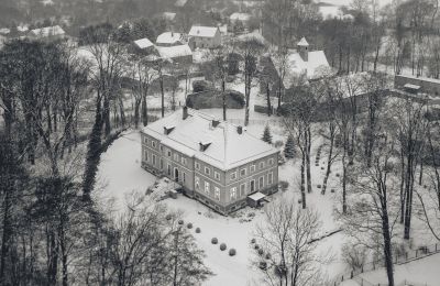 Castle for sale Sławnikowice, Slawnikowice 99, Lower Silesian Voivodeship, Drone view