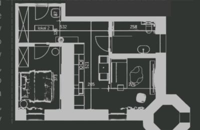 Property Lubiechowo, Floor plan 1