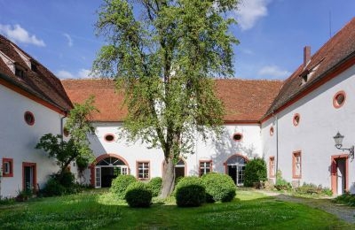 Character properties, Baroque castle in Bavaria near Brombachsee - mordern heating