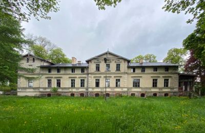 Castle for sale Stradzewo, Pałac w Stradzewie, West Pomeranian Voivodeship, Front view