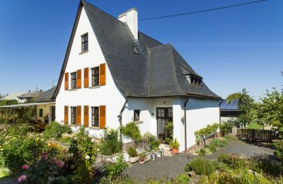 Historic Villa for sale 55758 Sulzbach, Kirchstraße 12, Rhineland-Palatinate, Südwestfassade mit kleiner Terrasse