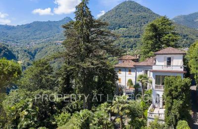 Historic Villa for sale Dizzasco, Lombardy, Drone view