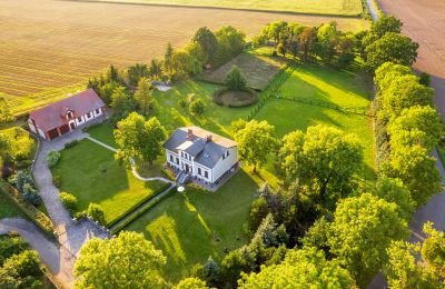 Manor House for sale Czekanowo, Greater Poland Voivodeship, Drone view