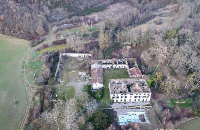 Monastery for sale Foix, Occitania, Drone view