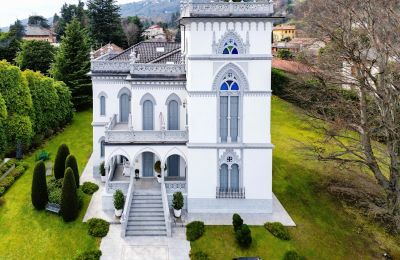 Historic Villa for sale 28040 Lesa, Piemont, Drone view