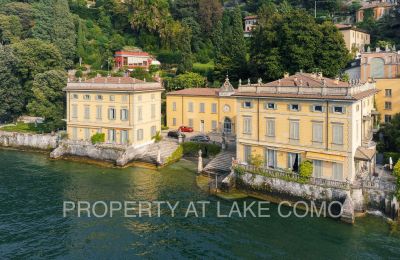 Historic Villa for sale Torno, Lombardy, Drone view