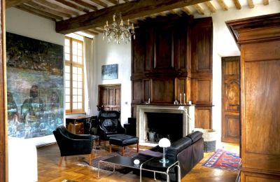 Castle for sale Lamballe, Le Tertre Rogon, Brittany, Living Room