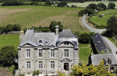 Castle for sale Pléneuf-Val-André, Le Tertre Rogon, Brittany, Drone view