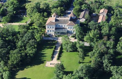 Castle for sale Barjac, Occitania, Drone view