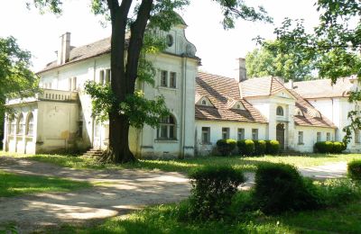 Manor House for sale Oporowo, Dwór w Oporowie 1, Greater Poland Voivodeship, Front view