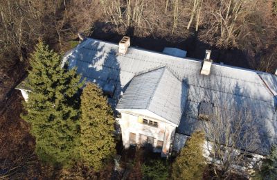 Manor House for sale Smaszew, Dwór w Smaszewie, Greater Poland Voivodeship, Drone view