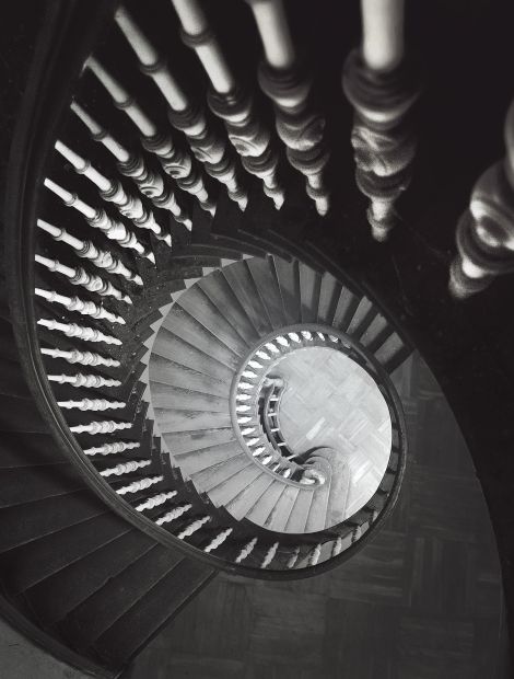 Dudendorf, Schloßberg - Dudendorf Manor: Staircase