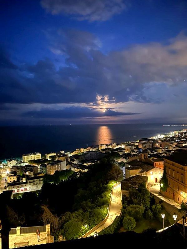 Italy: Evening atmosphere in the Marche