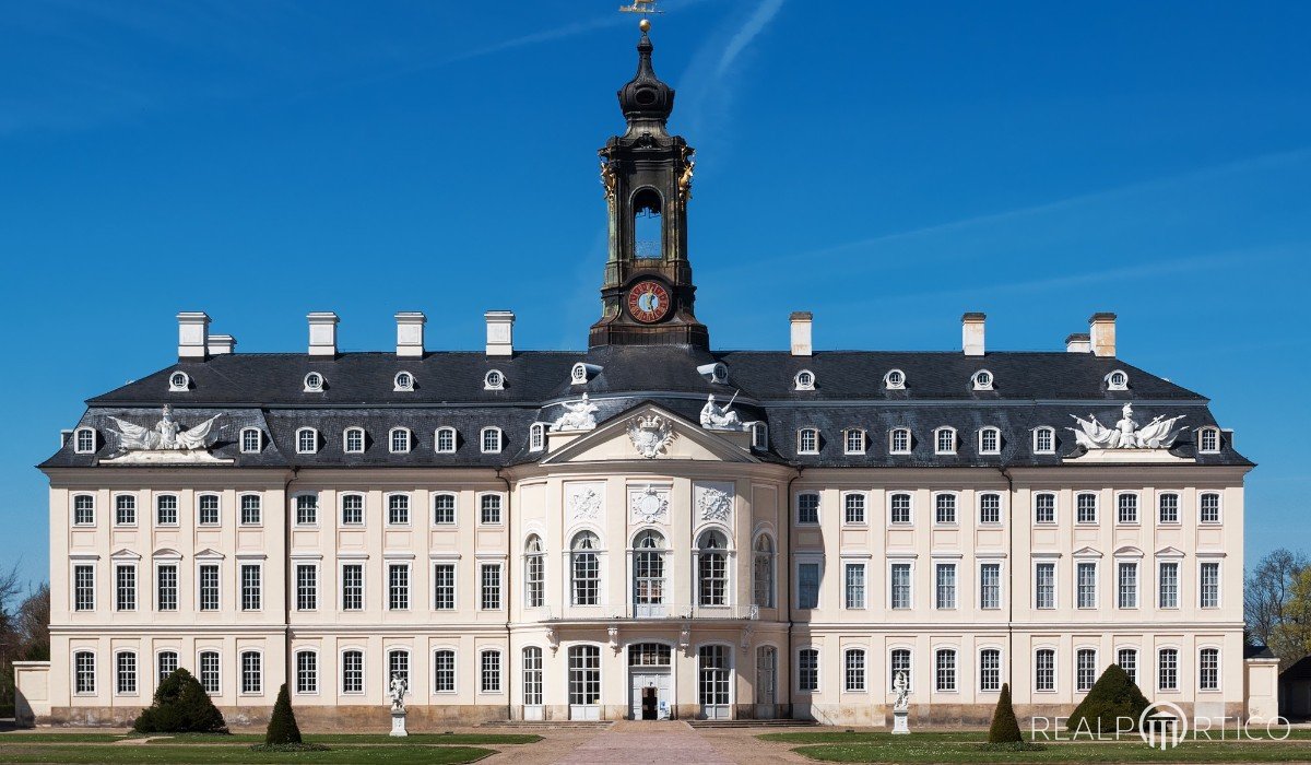 Baroque Castle Hubertusburg in Wermsdorf, Saxony, Wermsdorf