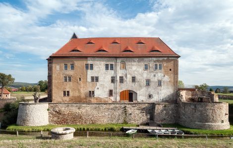 Heldrungen, Wasserburg Heldrungen - Fortress and Castle in Heldrungen - View from Northwest