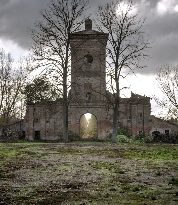 Abandoned castle in Italy, Italy