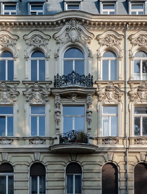 Łódź,  ul. Gdańska - Historic town houses in Łódź: ul. Gdańska 44