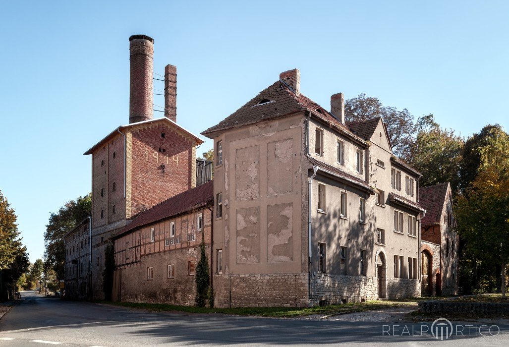 Old Malting plant in Wegeleben, Wegeleben