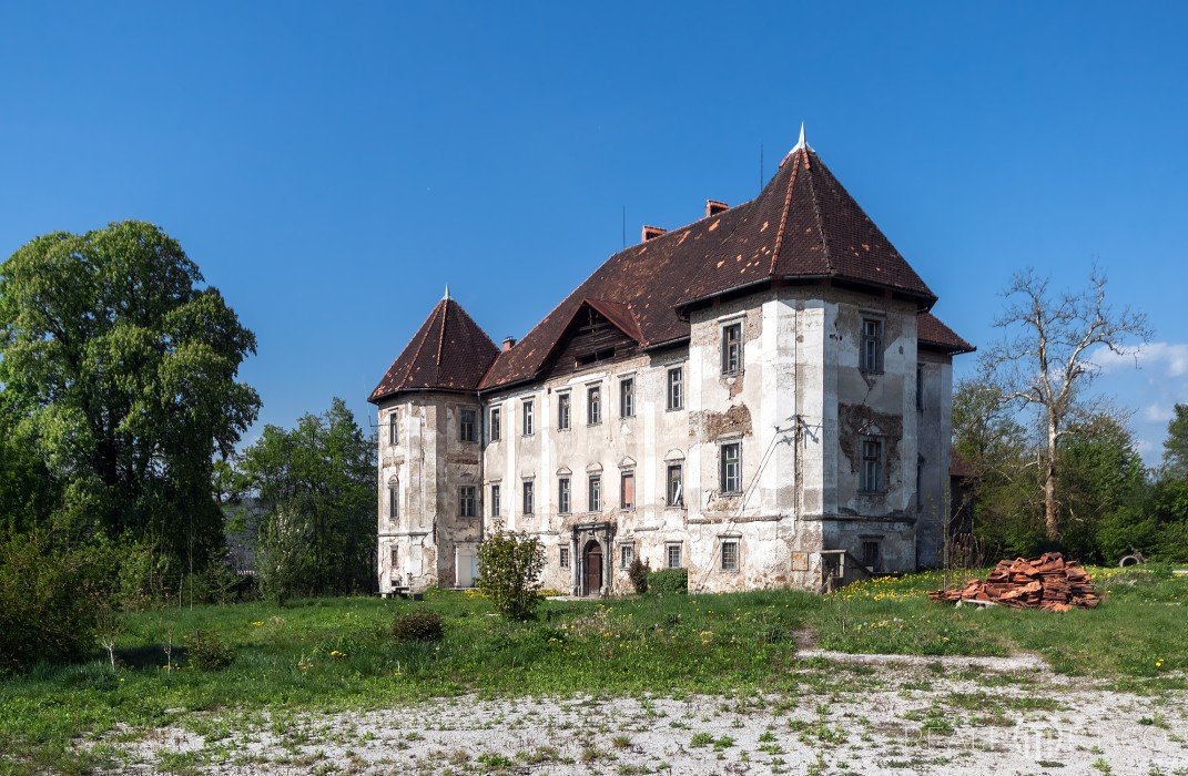 Castle Bokalce in in Ljubljana, Slovenia