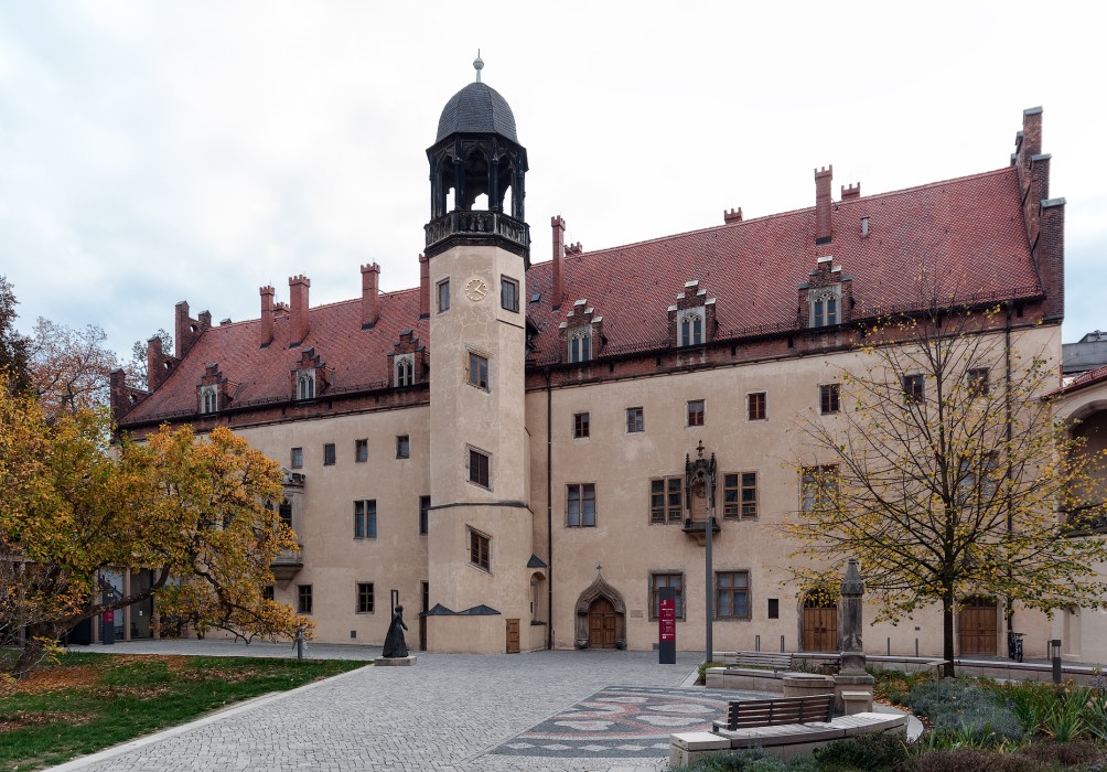 The famous Martin Luther House in Wittenberg, Lutherstadt Wittenberg