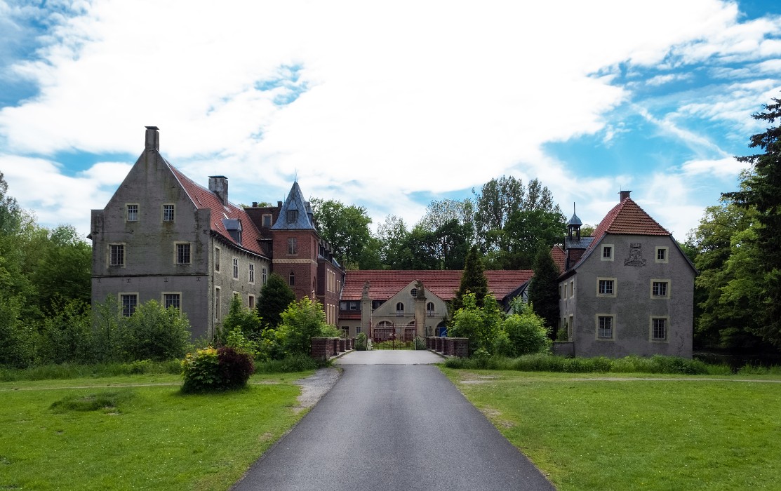 Moated Castle in Senden, North Rhine-Westphalia, Senden