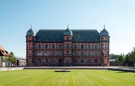 Karlsruhe, Am Schloss Gottesaue - Castle Gottesaue in Karlsruhe, State of Baden-Württemberg