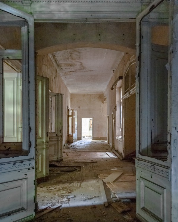 Entrance hall in the Villa Wittig in Köthen